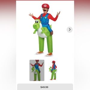 Mario Riding Yoshi Costume for Children